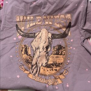 Purple Wild West Graphic Tee
